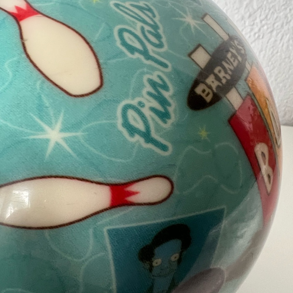 Vintage RARE Simpsons 400th Episode Collectors Edition Bowling Ball Viz A Ball - Picture 12 of 16